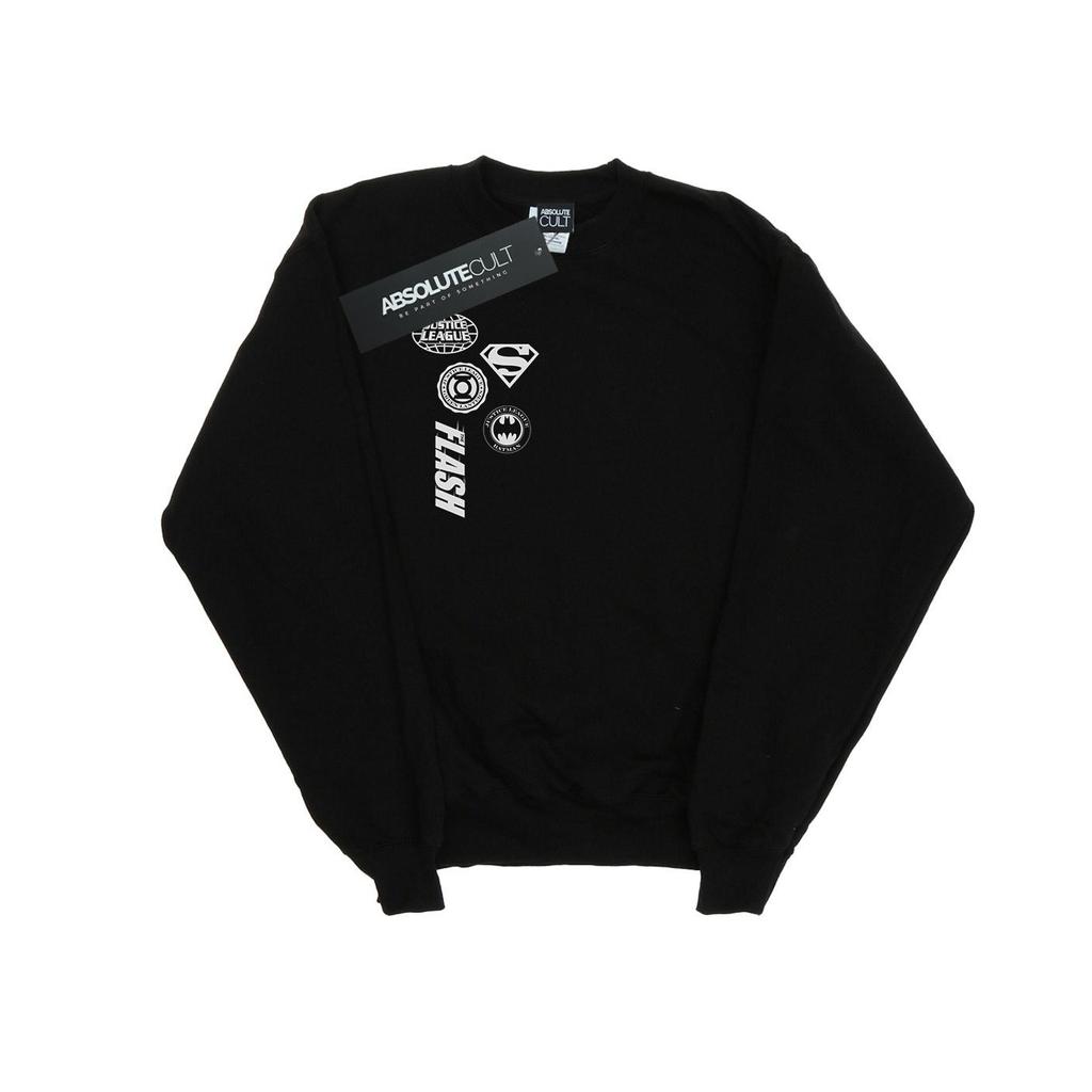 DC Comics Mens Justice League Icons Cluster Sweatshirt