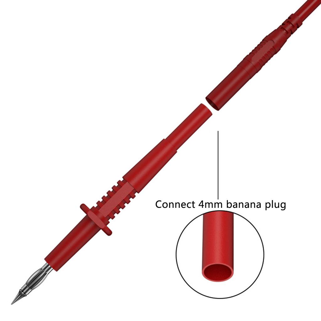 Высокоточные измерительные провода 4 мм с наконечником-фонариком, измерительные щупы для мультиметра для точных электрических измерений в лабораториях и дома