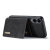 DG.MING M1 Series for Samsung Galaxy S25 Edge Case Kickstand PU Phone Cover with Detachable Wallet