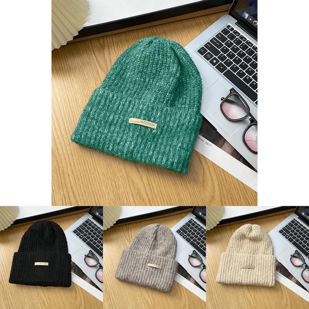 Knitted Hat With Letter Prints For Winter Warmth And Style For Casual Wear