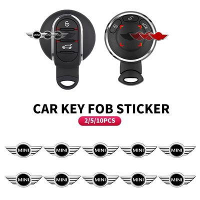 14/18/22мм Наклейки с эмблемой ключа автомобиля Аксессуары с логотипом ключа управления для F54 F55 F56 R56 R60 SONE Roadster Clubman Coupe