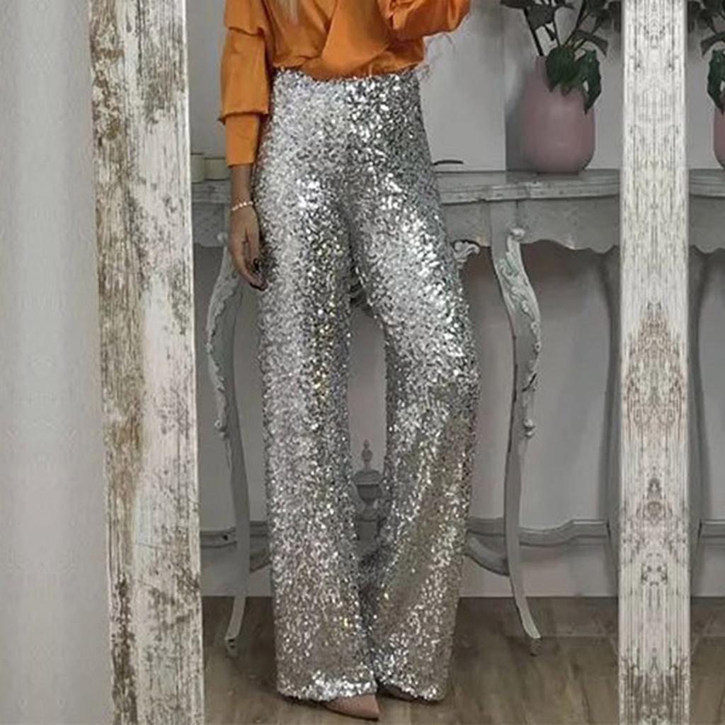 Брюки для женщин, нарядные повседневные брюки с высокой талией, эластичные брюки, модные летние брюки