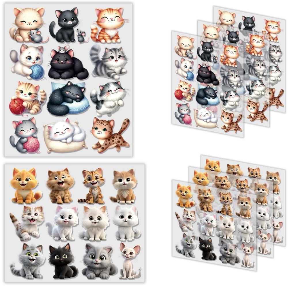 Различные нашивки с кошками на одежде Печать на футболках Кепках Платьях Термонаклейки для одежды Толстовки своими руками Термонашивки на футболках