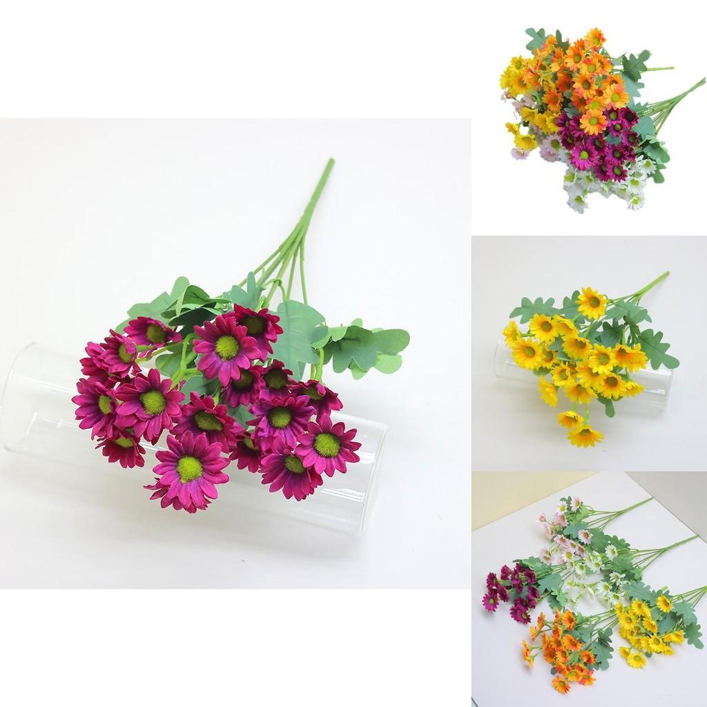Miniature Faux Chamomile Flower Arrangement For Wedding Centerpieces Photo Shoots Home Decor