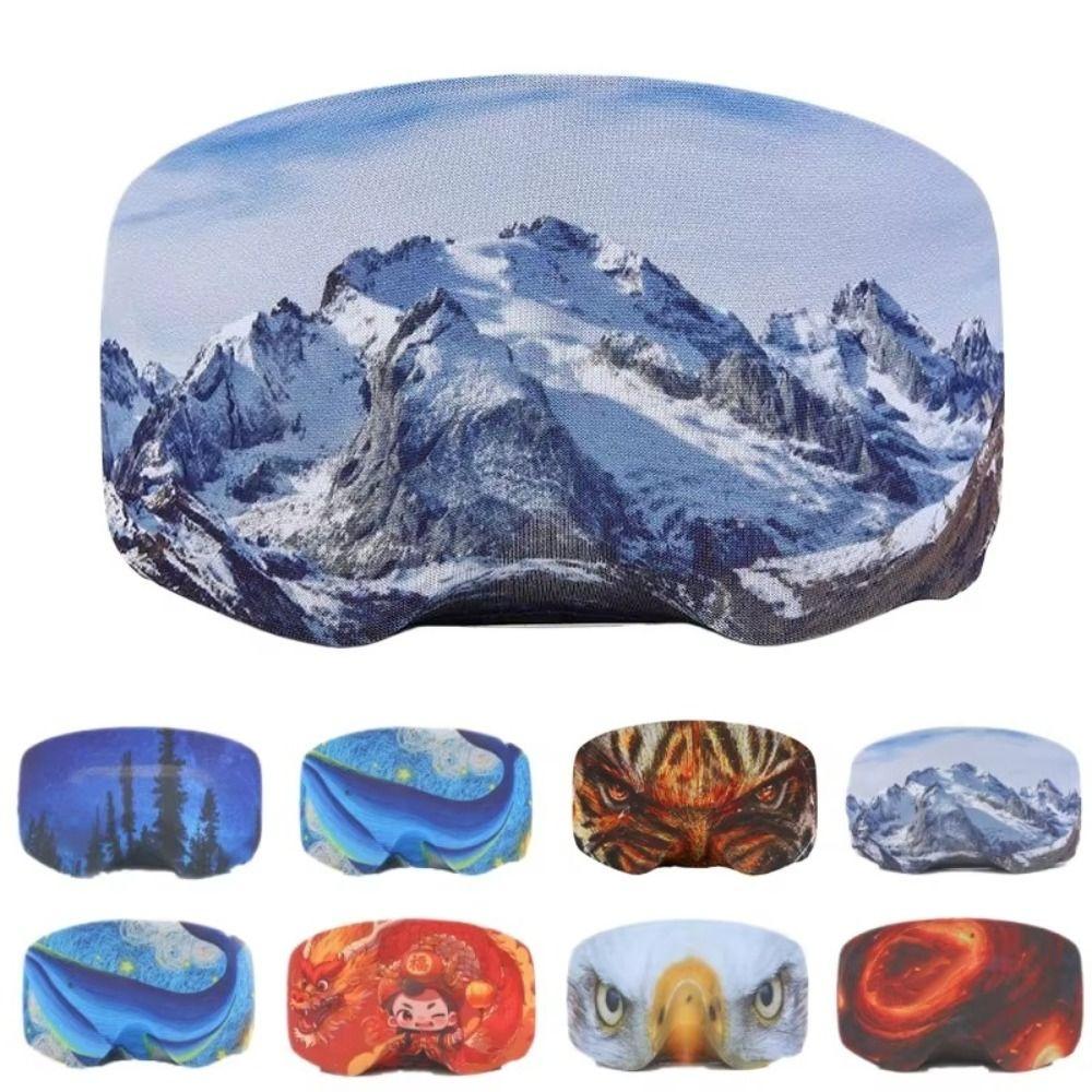 Scratch-Proof Skiing Eyewear Covers Dust-proof Snowboarding Glasses Protector  Sport Glasses