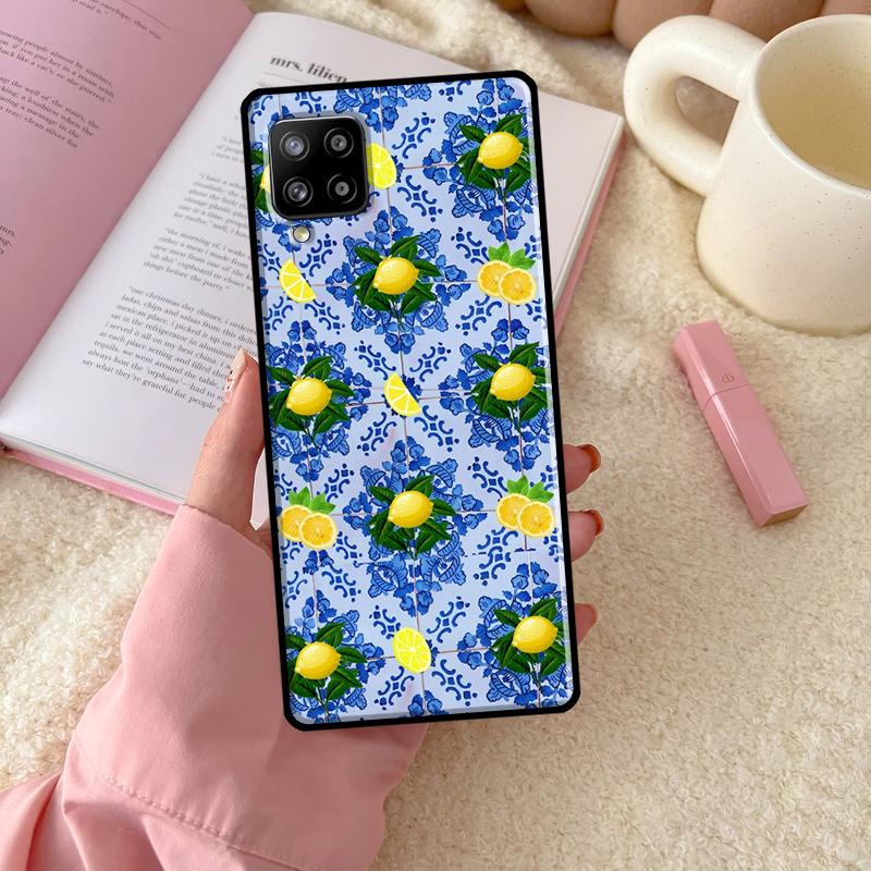 Средиземноморский Лимон Для Samsung Galaxy A54 A34 A14 A52 A32 A12 A13 A33 A53 A15 A16 A26 A36 A56 A06 A35 A55 Чехол