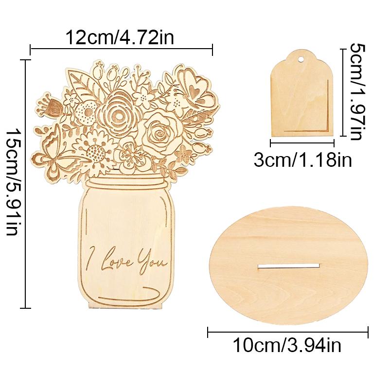 День матери Декоративная резьба по дереву Цветочные узоры Шикарный подарок Уникальные поделки Творческие украшения своими руками Украшения ручной работы