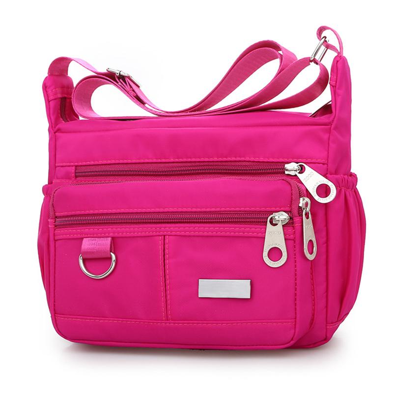 Повседневные нейлоновые водонепроницаемые сумки через плечо на молнии, женские сумки Оксфорд, парусиновые сумки через плечо, кошельки, сумки Bolso Mujer