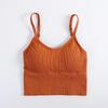 Kaka Big U Backless Camisole Top for Women - Outerwear with Built-in Bra Pads for Comfort and Anti-Exposure