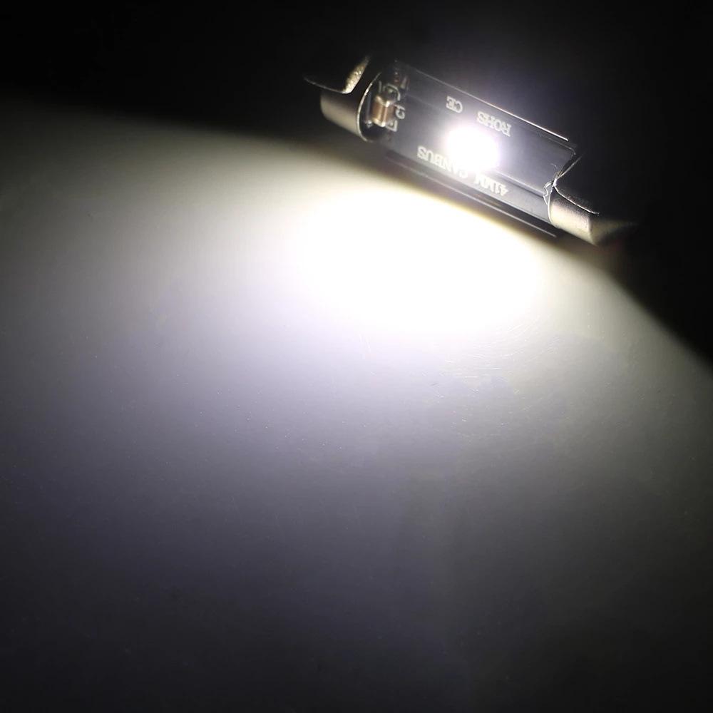 CANbus Decoder Double-Ended Car LED Ceiling & Reading Light Bulb - Sizes: 31MM, 36MM, 39MM, 41MM
