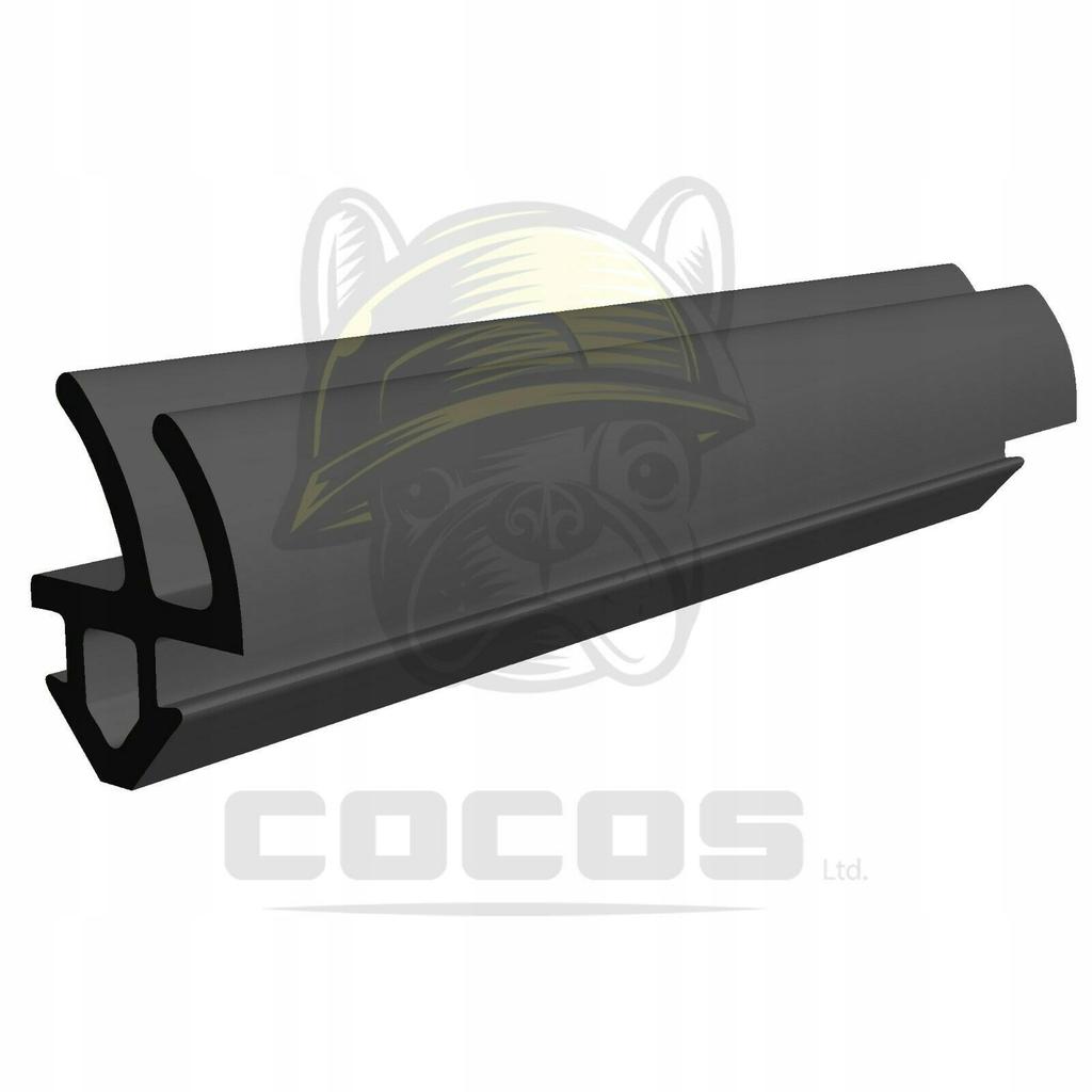 Seal for PVC windows S-1388 BLACK 1m