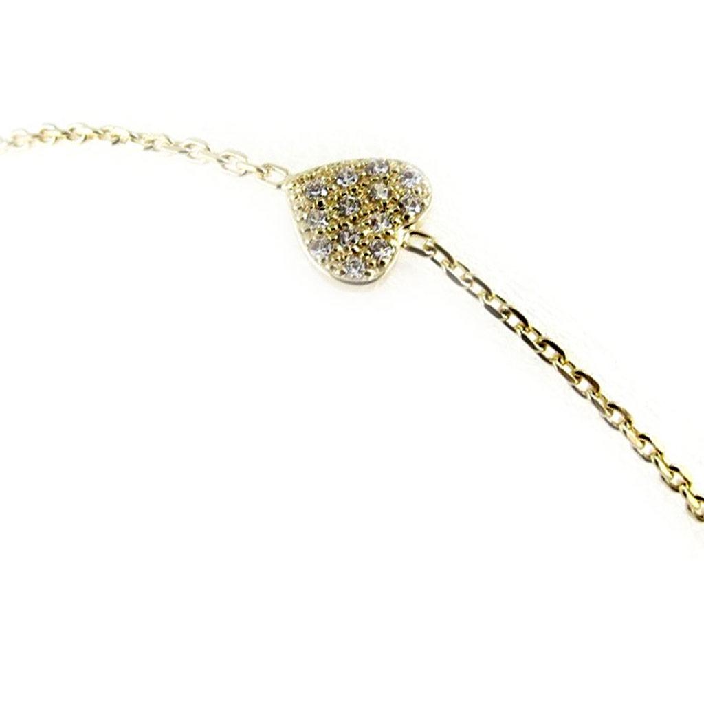 Altesse [L0094] - Gold Plated Bracelet 'Love'