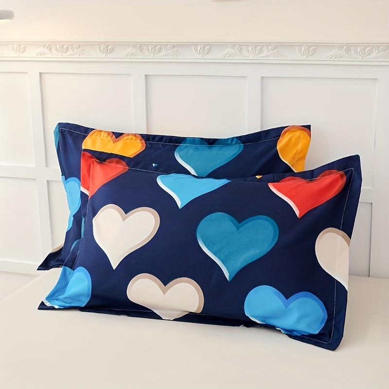 Пододеяльник Милое Сердце Комплекты Постельного Белья Для Детей Мальчиков Девочек Подарок На День Святого Валентина Комплект Постельного Белья Покрывало Сердце Мягкое Теплое Декор Спальни