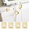 1/4Pcs Metal Cable Organizer Clip Ceiling Hanging Lamp Cord Organizer Fixator Holder Keeper Charging Cord Power Supply Wire Management Clamp