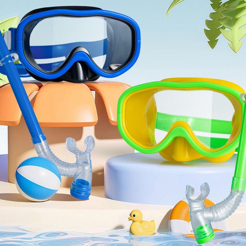 Waterproof Kid Snorkel Set Eyewear Children Surfing Glasses Kids Snorkeling Goggles  Beach