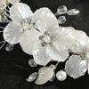 Fashion Crystal Pearl Hair Accessories Bridal Clips Flower Hair Pin Hair Combs Bridesmaid Tiara