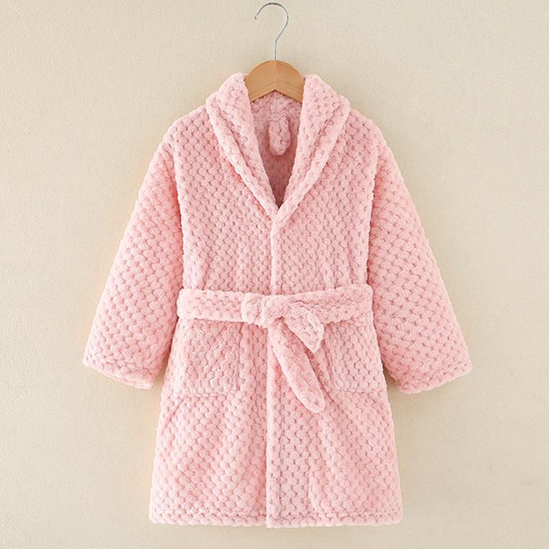 Детский халат, фланелевая пижама для мальчиков и девочек