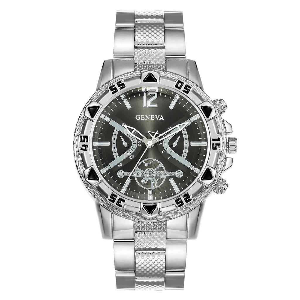 Elegant Men's Watch Set: High-end Business & Gift Collection - 4 Piece Set