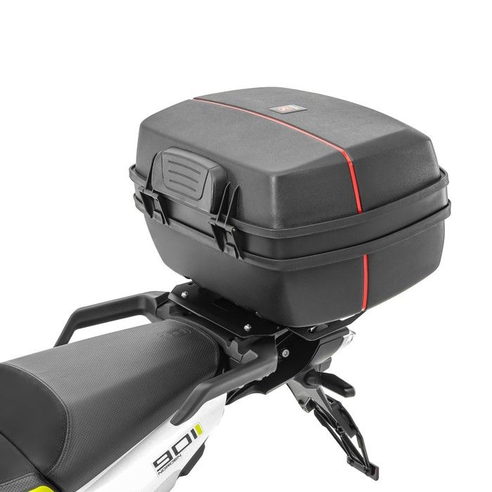 Set Top Case + Support - Husqvarna Norden 901 21-25 - Aluminium Durable - 45L - Fixation Rapide