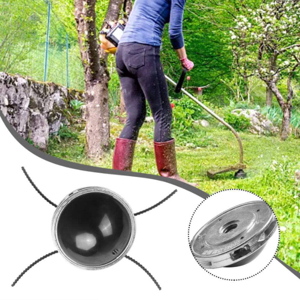 Heavy-duty Metal Replacement Cutting Head Aluminum Construction Line Trimmer Head  Yard Maintenance