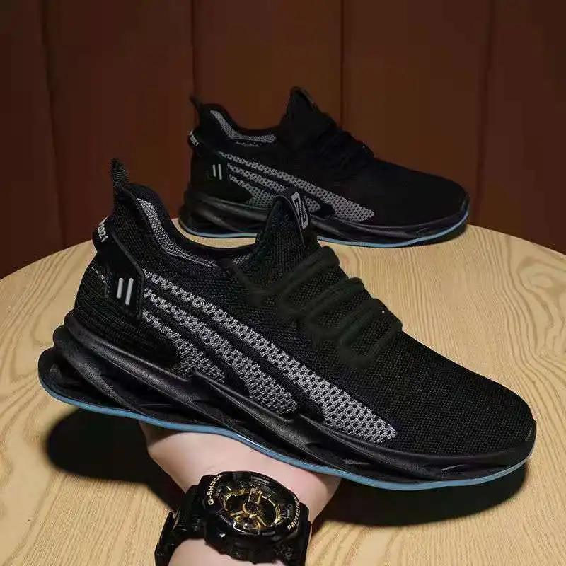 Men's Sneakers Spring Fashion Outdoor Trendy Mesh Breathable Trendy All-match Light Board Shoes Trainers Casual Sneakers 2024