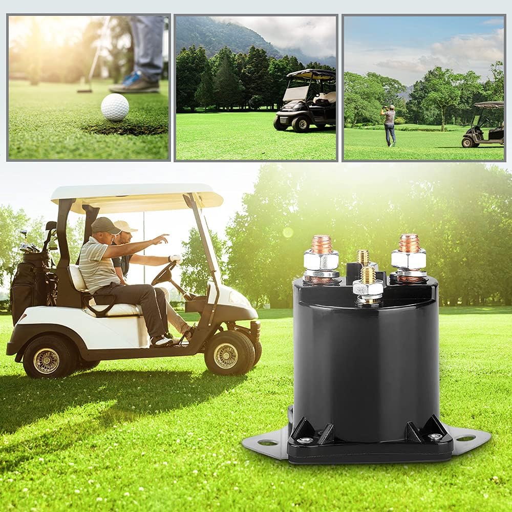 maXpeedingrods 12V Golf Cart Solenoid for Club Car 1984-Up DS/04+ Precedent Starter Solenoid 1013609/435-154