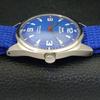 HMT PILOT AUTHENTIC INDIAN MENS MANUAL WINDING BLUE DIAL WATCH A600049-5 N101-a600049
