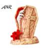 Аксессуары для мини-ландшафта на Хэллоуин, Миниатюрное украшение, Миниатюра надгробия скелета, Милый мини-Жнец, Миниатюры для ландшафта, Летучая мышь