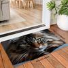 1 шт. милый кошачий узор напольный коврик современный кухонный полиэстеровый ковер нескользящий красочный внутренний ковер для дома ванная комната спальня гостиная декор
