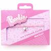 Barbie Sterling Silver Silhouette Charm & Rose Quartz Bead Bracelet
