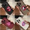 LZ20 Lips Kiss Design Silicone Phone Case for Xiaomi 11 Lite 5G 14T Redmi 14C 13C A3 Note 12 11 9 10 13 Pro Plus Shockproof Back Cover