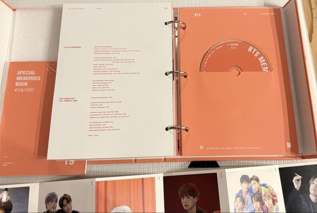 [Б/У] Цена снижена BTS MEMORIES of 2019 с торговой карточкой Чимина
