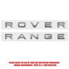 3D ABS Логотип Range Rover Буквы Значок на Капот Автомобиля Наклейка на Капот Для Range Rover Sport L320 L322 Evoque Velar Аксессуары