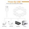 USB 5V portable Bulb Dimmable Wall Lamp 5V LED Makeup Mirror Dressing Table Light Beauty Lamp Hand Sweep SensorCosmetic Lights