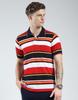 Mens Striped Collar Neck Tshirt