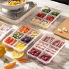 1-3 шт. 6-секционная коробка для хранения продуктов в холодильнике, контейнер для хранения овощей и фруктов с отверстиями, упаковка для замороженных продуктов, герметичное хранение мяса