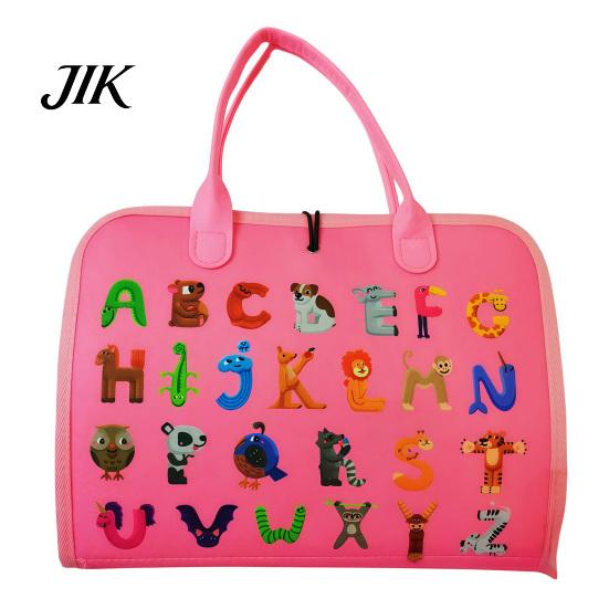 Educational Gifts for Kids Montessori Busy Board, Shapes/Numbers/Clocks/Animals Recognition, Portable Felt Learning Activity Book, Toys Fine