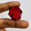 Фантазийная огранка ААА++ СЕРТИФИЦИРОВАННЫЙ 111,32 карата Лабораторно выращенный красный рубин Свободный драгоценный камень va-585