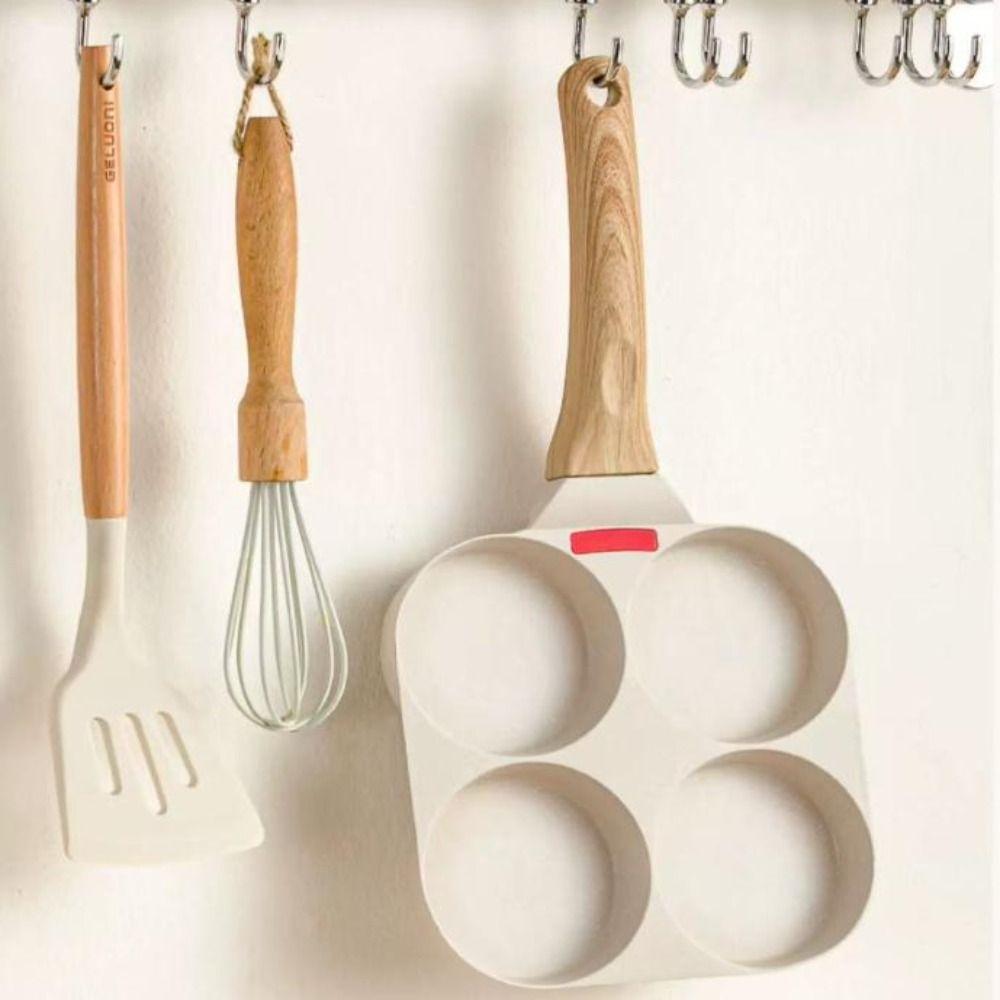 Non-stick Four-hole Frying Pan Rapid Heating Fried Egg Pan Egg Pancake Pan Breakfast