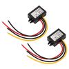 2pcs Car Buck Converter 24V To 12V 18‑36V To 12V 5A 60W Waterproof Automotive Power Converter Module