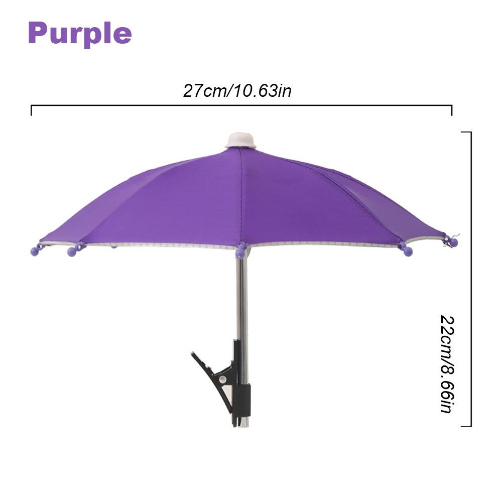 Anti-Glare Phone Umbrella Holder With Clip Phone Fixed Clip Electric Vehicle