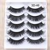 Professional Natural Long Handmade Flare Thick Cross 3D Faux Mink Hair Wispy Fluffy False Eyelashes