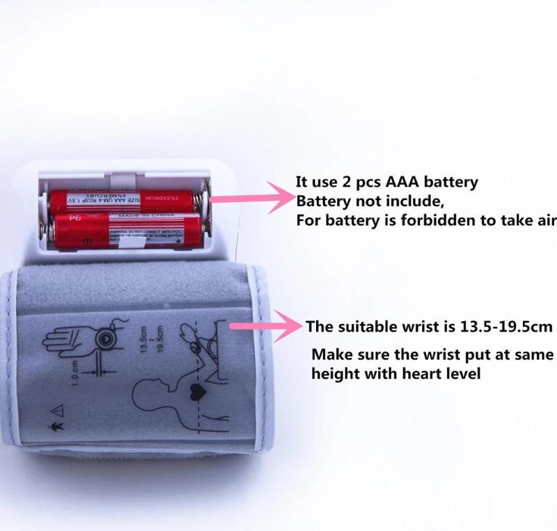 Тонометр автоматический на запястье с LCD-дисплеем