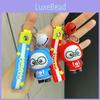 Adorable Cartoon Hoodie Panda Keychain Cute Silicone Key Ring Fashion Gift