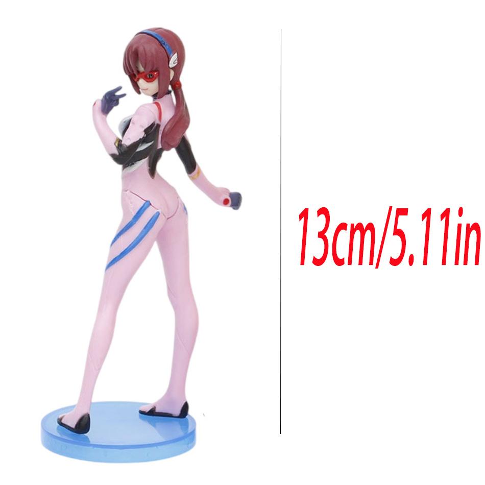 Аниме NEON GENESIS EVANGELION 13см Аянами Рей Аска Лэнгли Макинами Фигурка ПВХ Модель Кукла Настольное Украшение Коллекционные Игрушки