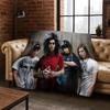 Модное Арт Фланелевое Одеяло Tokio Hotel Билл Том Каулитц, Уютное Мягкое Пледное Одеяло для Дома Спальни Кровати Дивана, Подарок