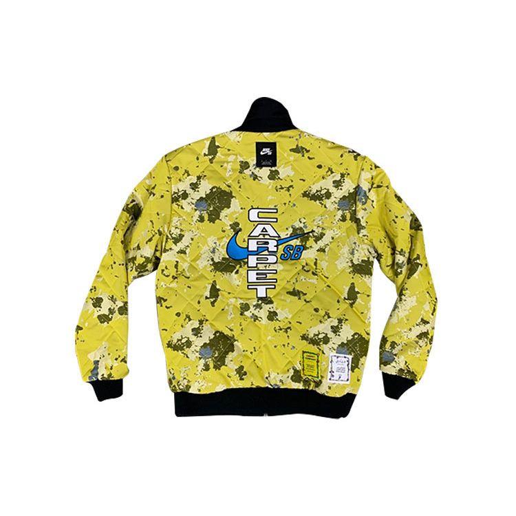 Nike SB X Carpet Company Двусторонняя теплая куртка для скейтбординга Мужская куртка черного цвета DA4309-010