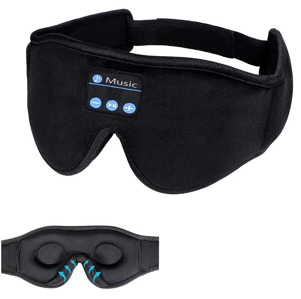 3D Bluetooth Sleep Eye Mask with Music and Eye Protection
