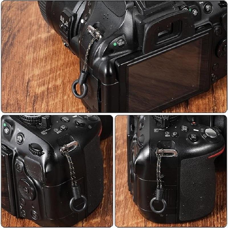8 шт. быстросъемных пряжек для ремня DSLR-камеры, треугольные адаптеры с ABS-крышкой, мини-соединители с разрезным кольцом для камер