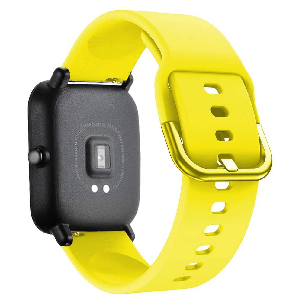 Силиконовый ремешок 20 мм/22 мм Для Amazfit GTS/2/2e/4/3/GTS2 Mini/GTR 4/47 мм/GTR2/2e/stratos 2 Браслет для часов Amazfit bip 6 5 3 ремешки